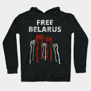 Free Belarus Freies Weißrussland Protest Hoodie